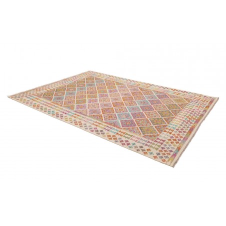 Tappeto Kilim Afghanistan marrone 201x296