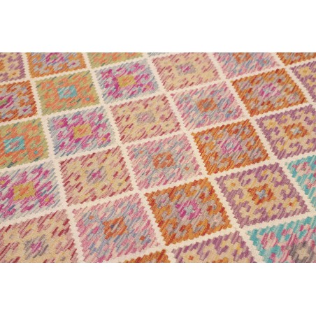 Tappeto Kilim Afghanistan marrone 201x296