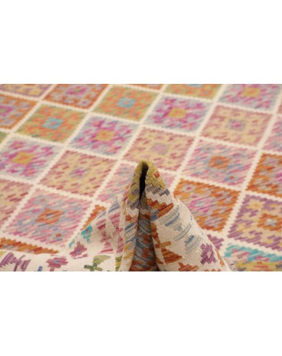 Tappeto Kilim Afghanistan marrone 201x296