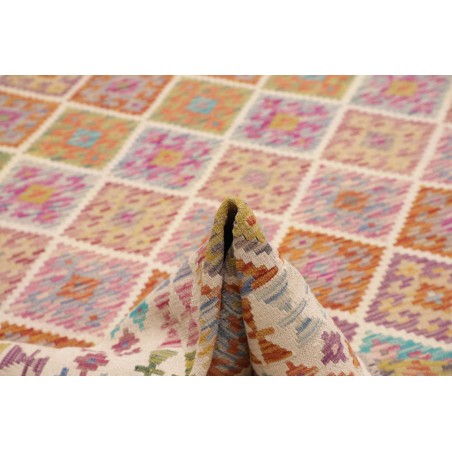 Tappeto Kilim Afghanistan marrone 201x296