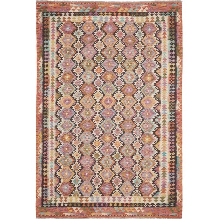 Tappeto Kilim Afghanistan marrone 204x297
