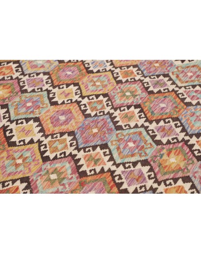 Tappeto Kilim Afghanistan marrone 204x297