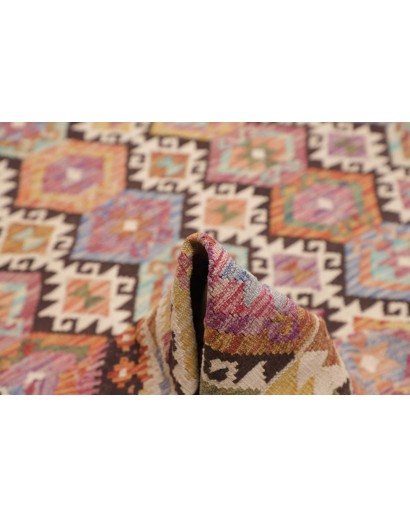 Tappeto Kilim Afghanistan marrone 204x297