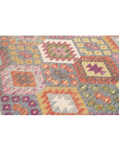 Tappeto Kilim Afghanistan marrone 207x295