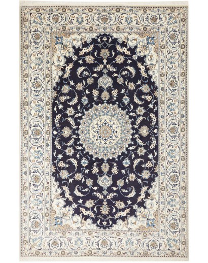 Tappeto Nain Kashmar Persia grigio 202x305