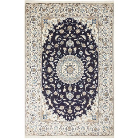 Tappeto Nain Kashmar Persia grigio 202x305