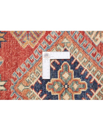 Tappeto Kazak Fine Pakistan marrone rosso 198x298