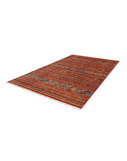 Tappeto Samarkand Pakistan marrone giallo 202x309