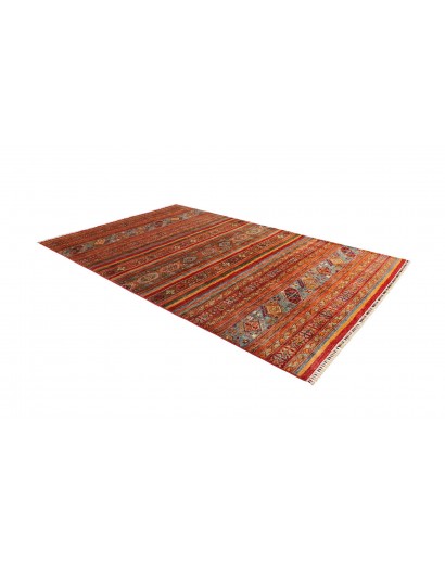 Tappeto Samarkand Pakistan marrone giallo 202x309