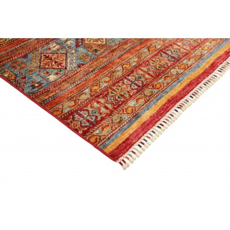 Tappeto Samarkand Pakistan marrone giallo 202x309