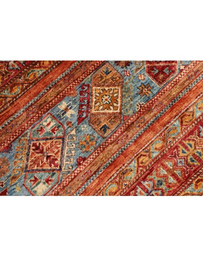 Tappeto Samarkand Pakistan marrone giallo 202x309