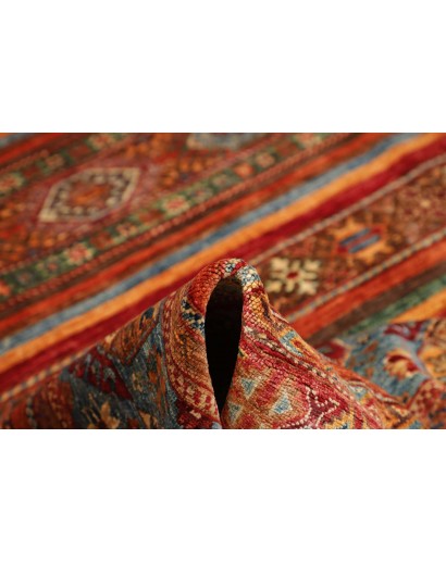 Tappeto Samarkand Pakistan marrone giallo 202x309