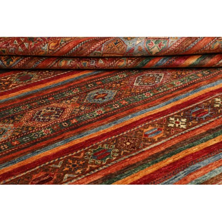 Tappeto Samarkand Pakistan marrone giallo 202x309