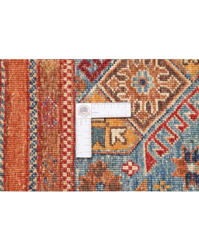 Tappeto Samarkand Pakistan marrone giallo 202x309