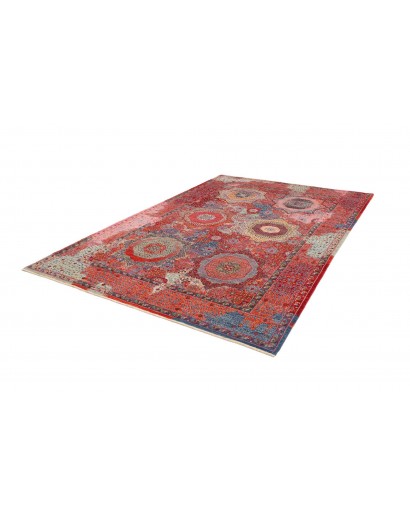 Tappeto Mamlouk Pakistan rosso bianco 198x296