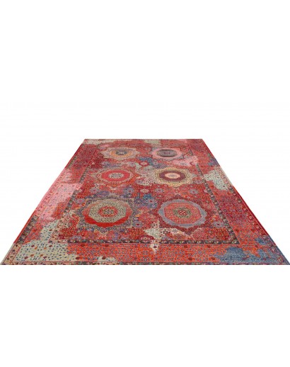 Tappeto Mamlouk Pakistan rosso bianco 198x296