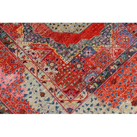 Tappeto Mamlouk Pakistan rosso bianco 198x296