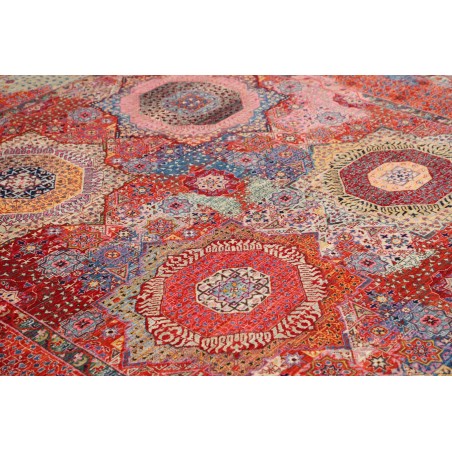 Tappeto Mamlouk Pakistan rosso bianco 198x296