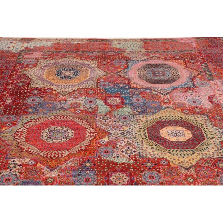 Tappeto Mamlouk Pakistan rosso bianco 198x296