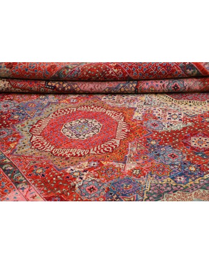 Tappeto Mamlouk Pakistan rosso bianco 198x296