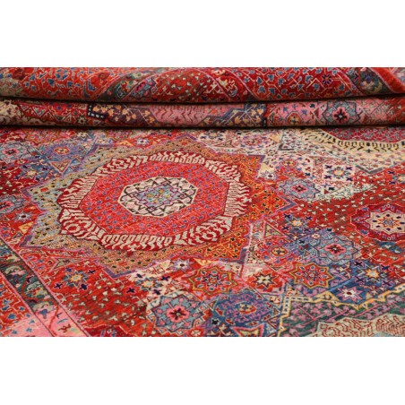 Tappeto Mamlouk Pakistan rosso bianco 198x296