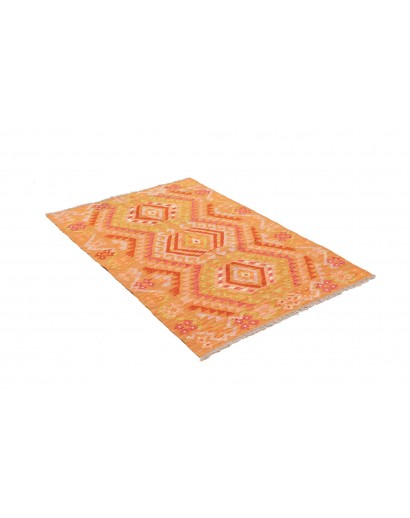 Tappeto Kilim Afghanistan marrone 103x150