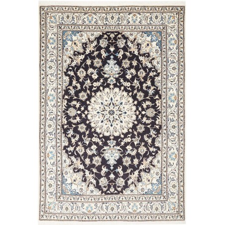 Tappeto Nain Kashmar Persia grigio 165x246