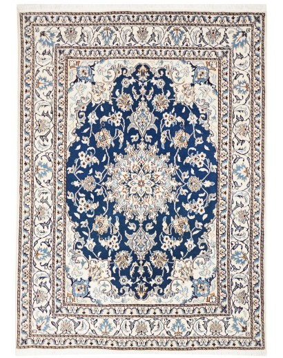 Tappeto Nain Kashmar Persia grigio 142x200