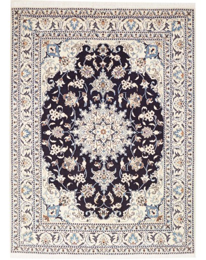Tappeto Nain Kashmar Persia grigio 150x205