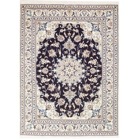 Tappeto Nain Kashmar Persia grigio 150x205