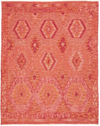 Tappeto Kilim Afghanistan rosso 157x198