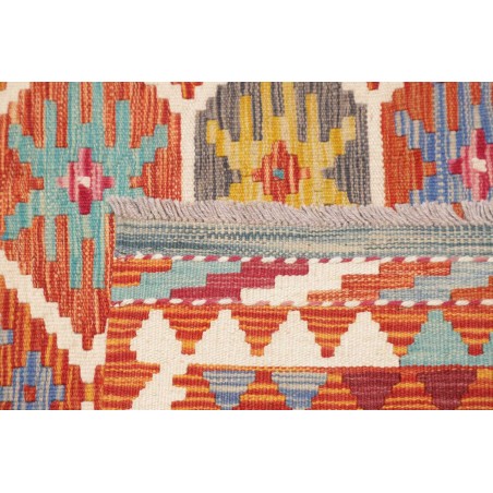 Tappeto Kilim Afghanistan rosso blu 173x255
