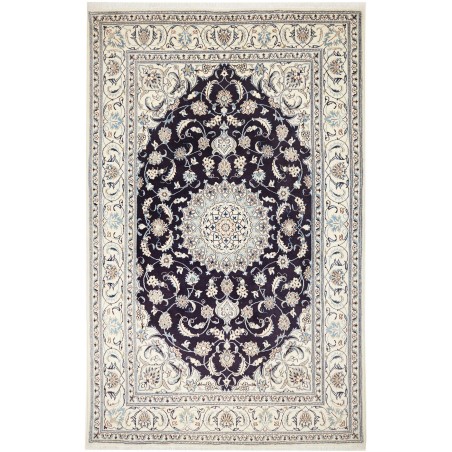 Tappeto Nain Kashmar Persia grigio 200x315