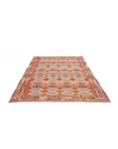 Tappeto Kilim Afghanistan marrone 176x257