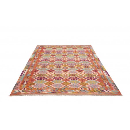 Tappeto Kilim Afghanistan marrone 176x257