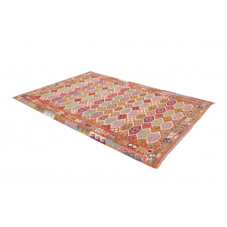 Tappeto Kilim Afghanistan marrone 176x257
