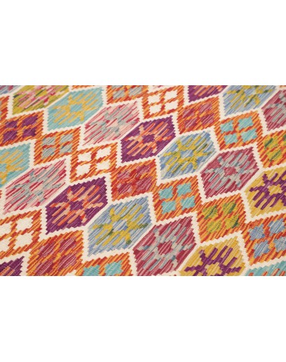Tappeto Kilim Afghanistan marrone 176x257