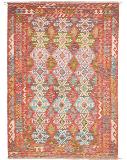 Tappeto Kilim Afghanistan marrone beige 178x259