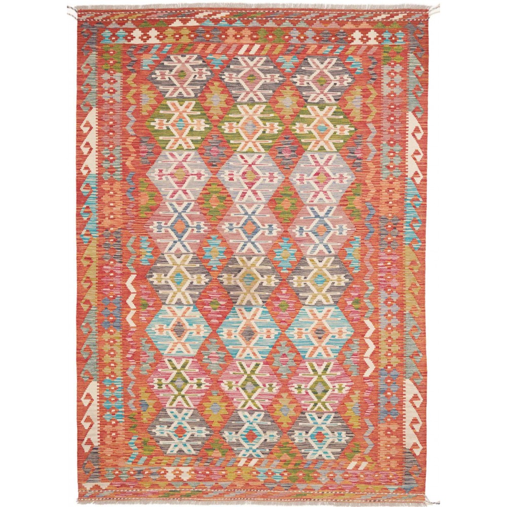 Tappeto Kilim Afghanistan marrone beige 178x259