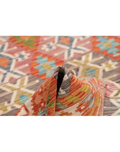 Tappeto Kilim Afghanistan marrone beige 178x259