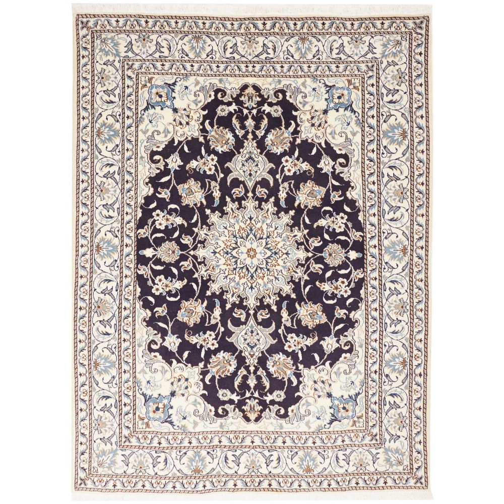 Tappeto Nain Kashmar Persia grigio 150x200 Tappeto Nain Kashmar Persia grigio 150x200
