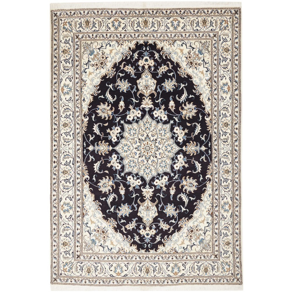 Tappeto Nain Kashmar Persia grigio 168x250 Tappeto Nain Kashmar Persia grigio 168x250