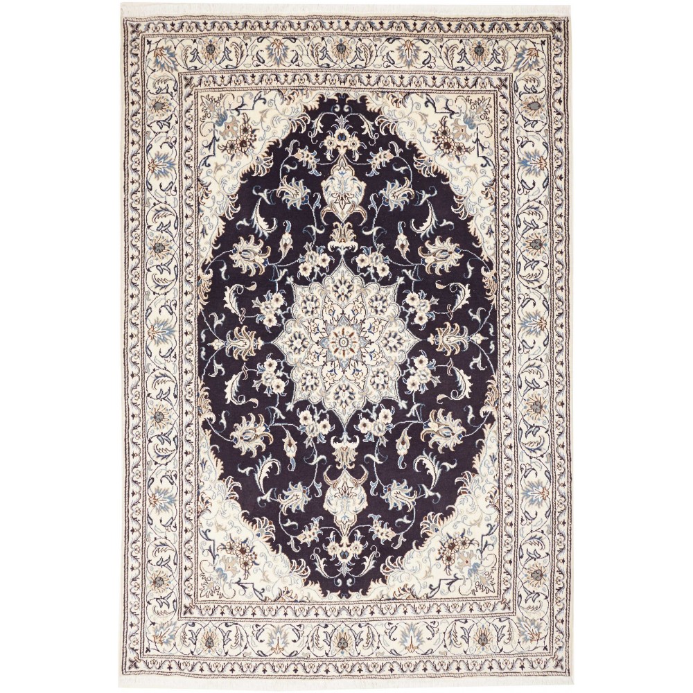 Tappeto Nain Kashmar Persia grigio 168x252 Tappeto Nain Kashmar Persia grigio 168x252