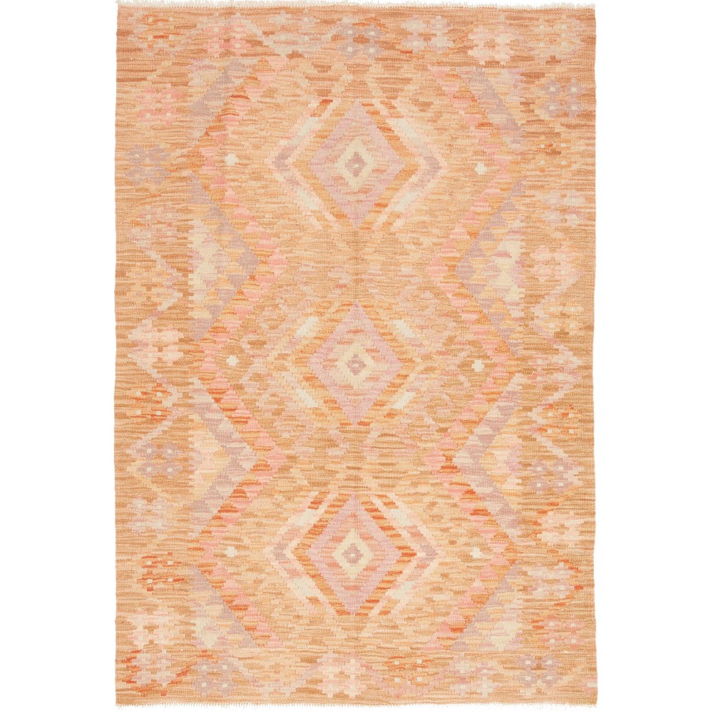 Tappeto Kilim Afghanistan marrone 102x147