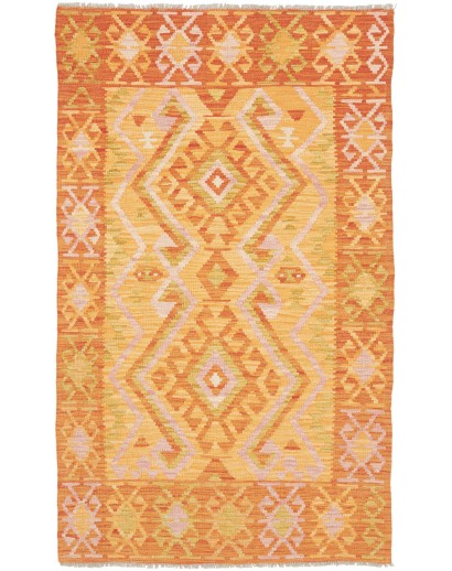 Tappeto Kilim Afghanistan marrone beige 98x167