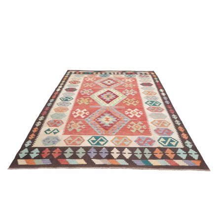 Tappeto Kilim Afghanistan marrone 178x260