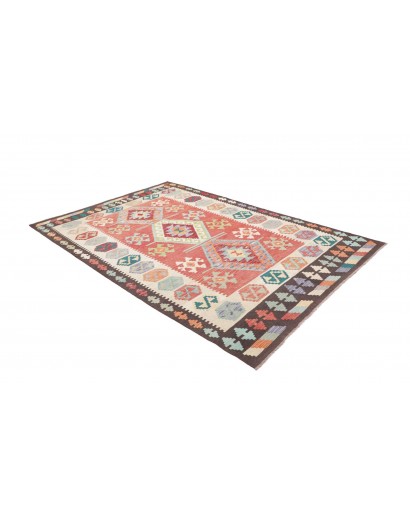 Tappeto Kilim Afghanistan marrone 178x260