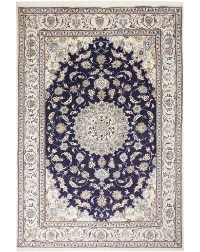 Tappeto Nain Kashmar Persia grigio 198x292