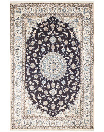 Tappeto Nain Kashmar Persia grigio 190x295