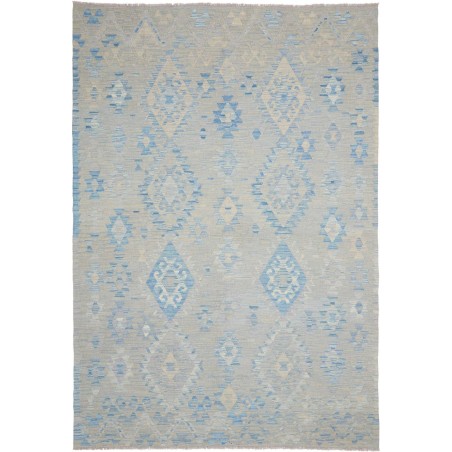 Tappeto Kilim Afghanistan azzurro beige 175x257